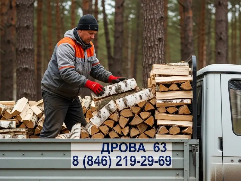 Дрова колотые с доставкой в Самаре